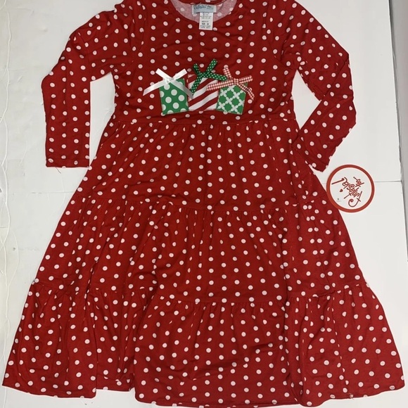 funtasia too Girls Rare Christmas Dress Sz 6X NWT - Picture 2 of 6